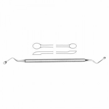 Hemingway Bone Curette Stainless Steel, 17 cm - 6 3/4"